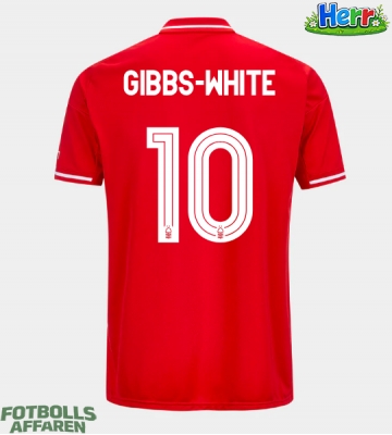 Nottingham Forest Morgan Gibbs-White #10 Hemmatröja 2025-26 Kortärmad